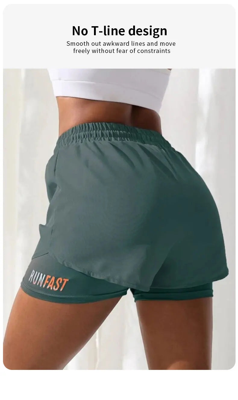 High Rise Sports Shorts