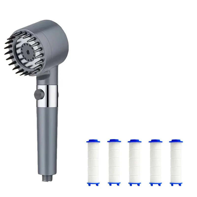 Handheld Shower Head with Three Speed Adjustment