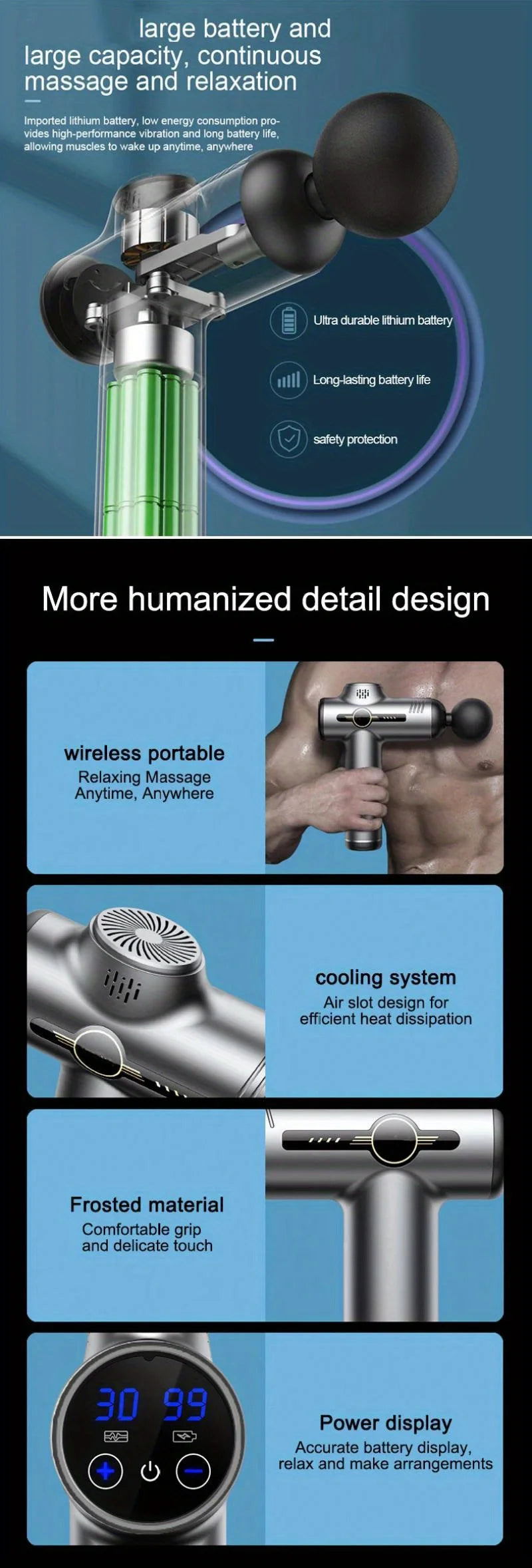 Muscle, Neck and Back Massage Gun