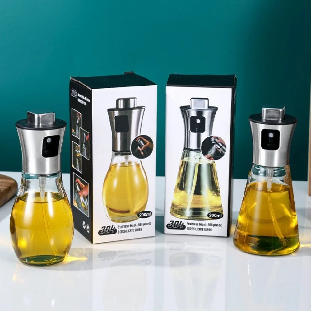 Stainless Steel Glass Oil Spray Bottle