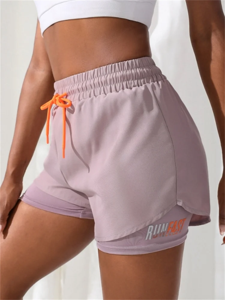 High Rise Sports Shorts