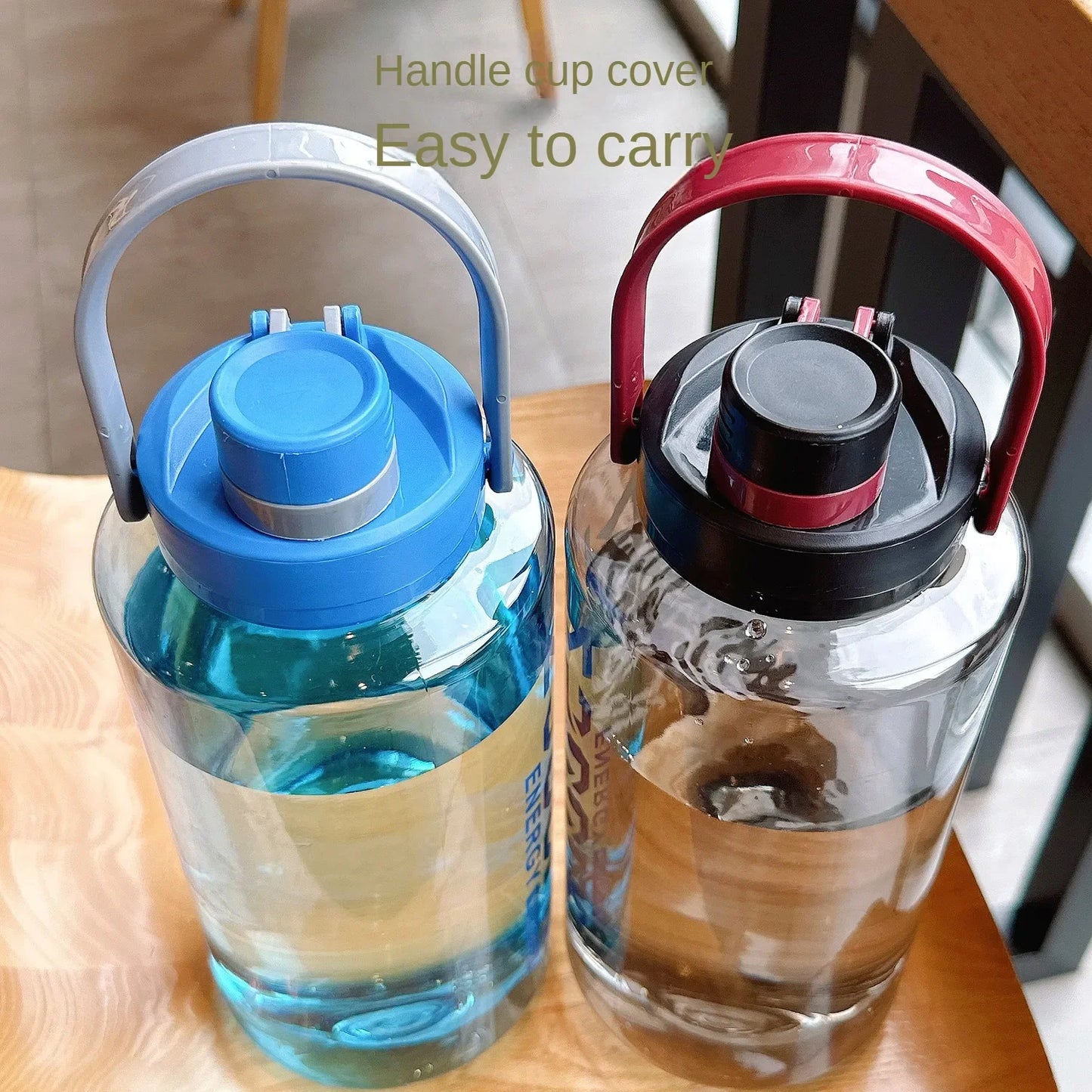 1500ml-2000ml Large Capacity Plastic Water Bottle