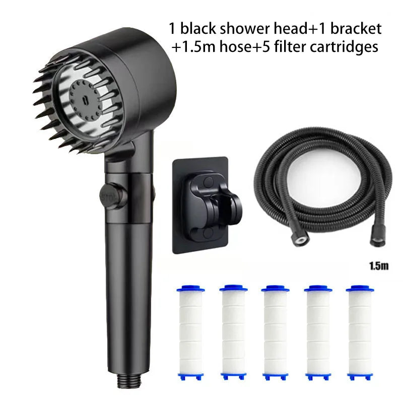 Handheld Shower Head with Three Speed Adjustment