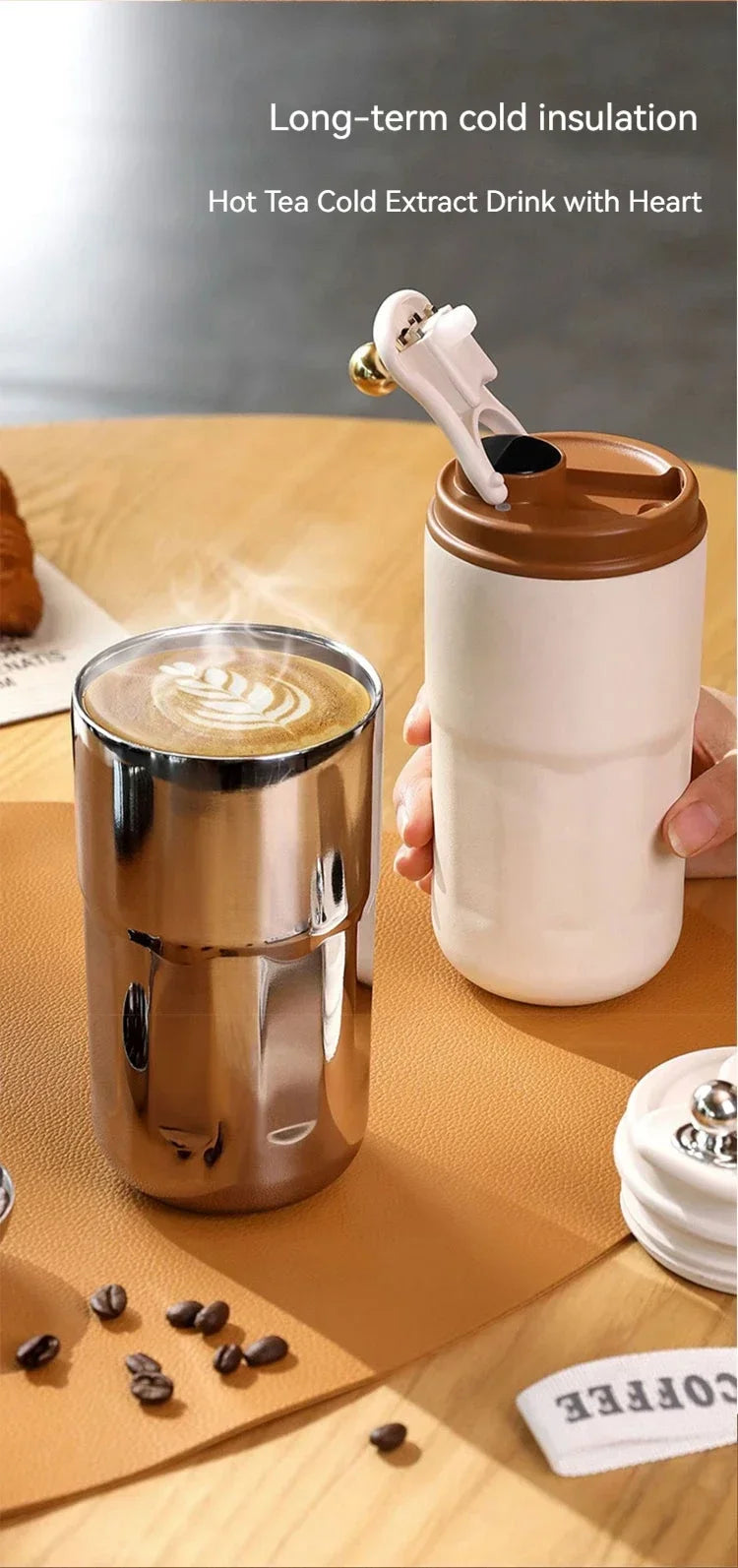 450ML Coffee Cup LED Temperature Display