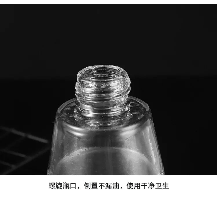 Stainless Steel Glass Oil Spray Bottle