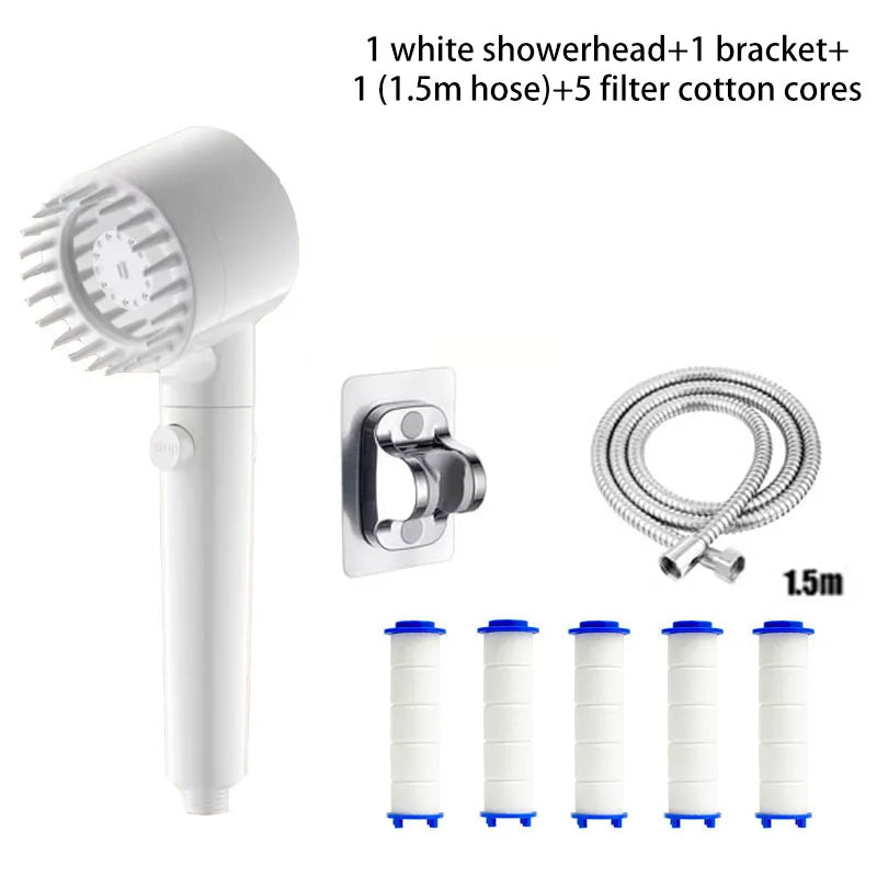 Handheld Shower Head with Three Speed Adjustment