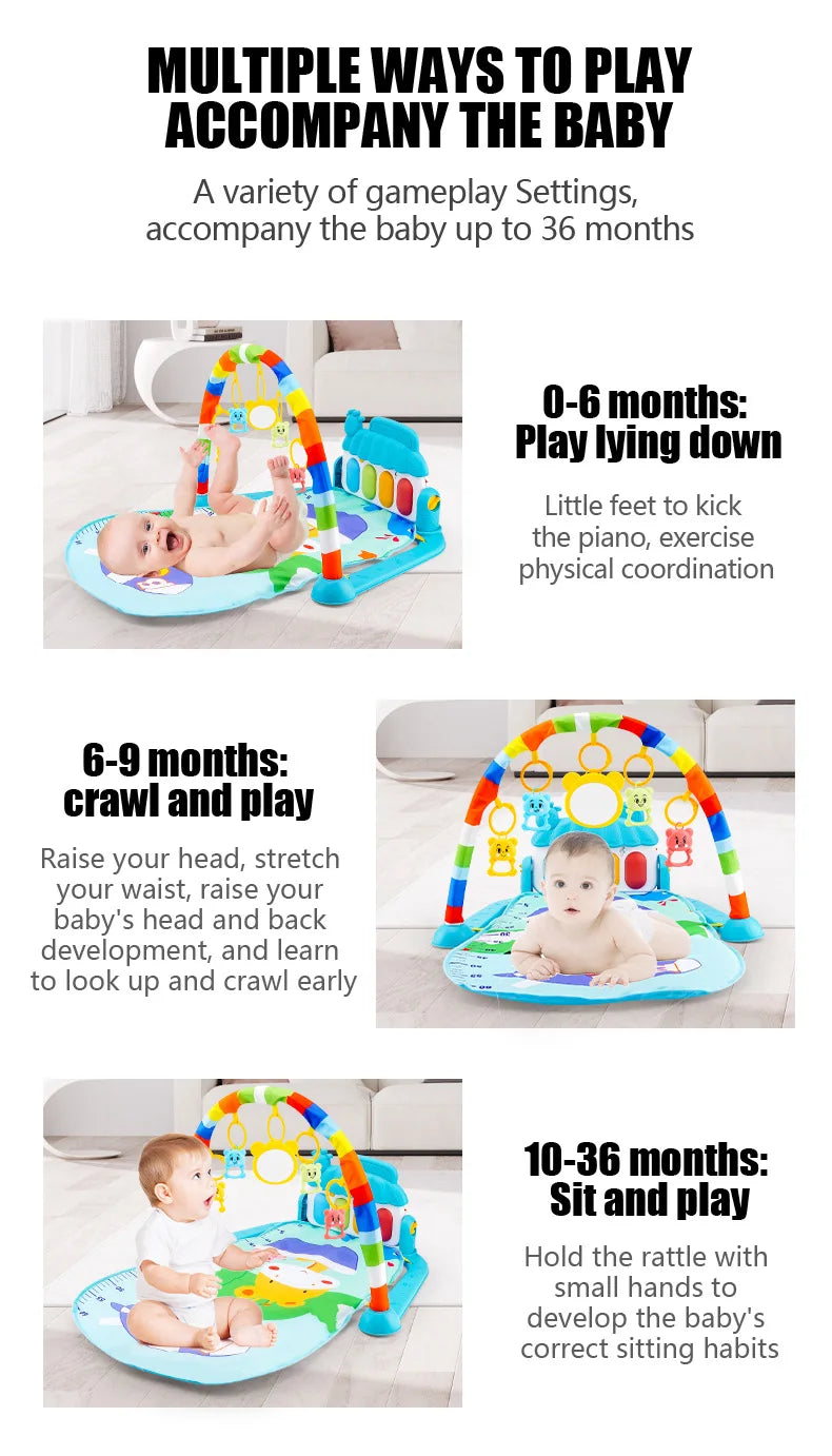 Baby Fitness Stand Music Play Gym