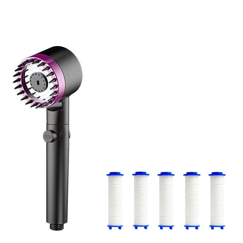 Handheld Shower Head with Three Speed Adjustment