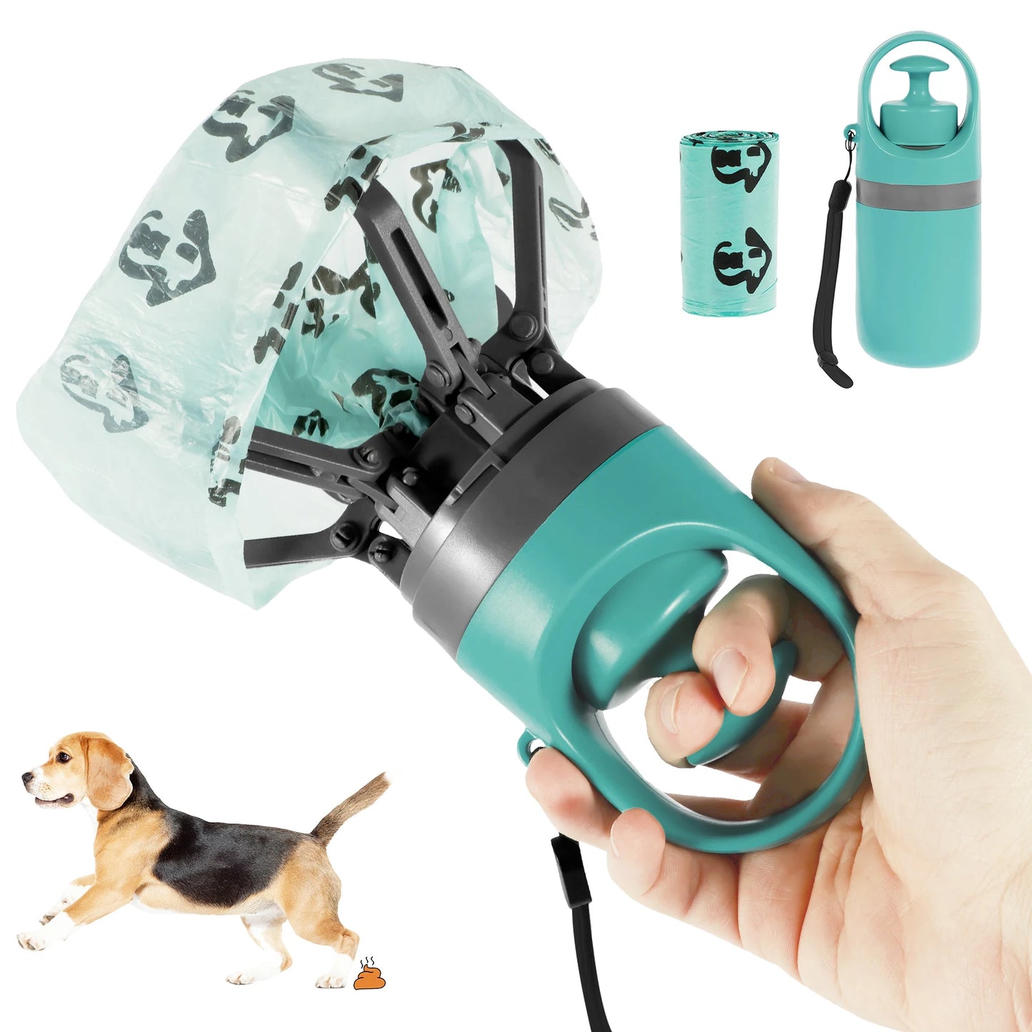 Pooper Scooper. Pet Toilet Portable Outdoor Garbage Bag,