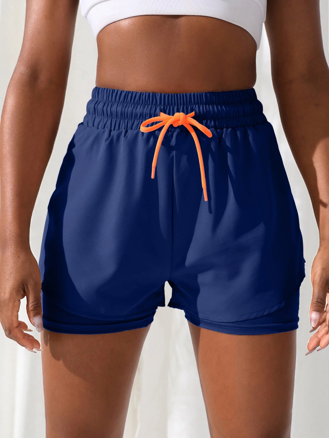 High Rise Sports Shorts