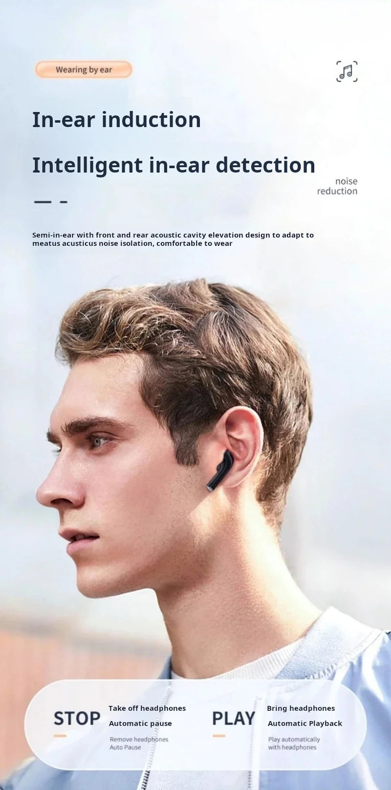 Sony True Wireless Earphone HIFI Stereo Sound