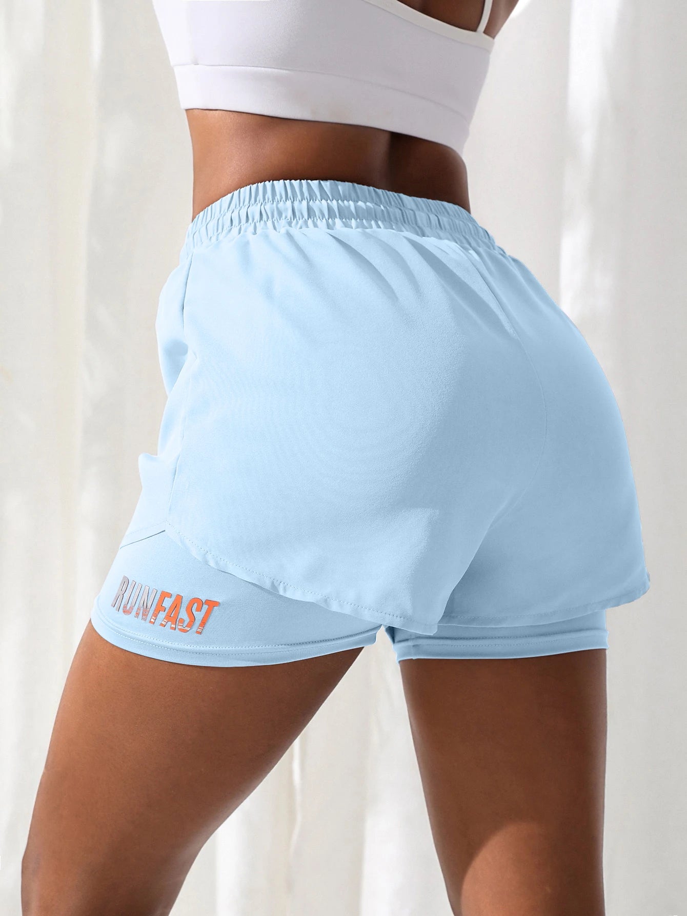 High Rise Sports Shorts