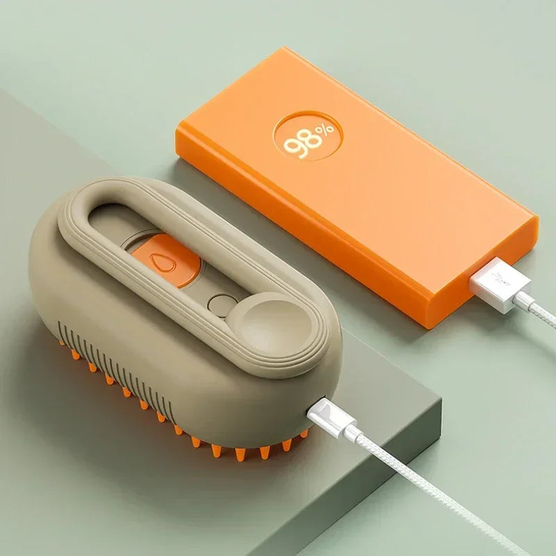 Upgraded Pet Spray Grooming Comb Steamy Floating Hair Removal