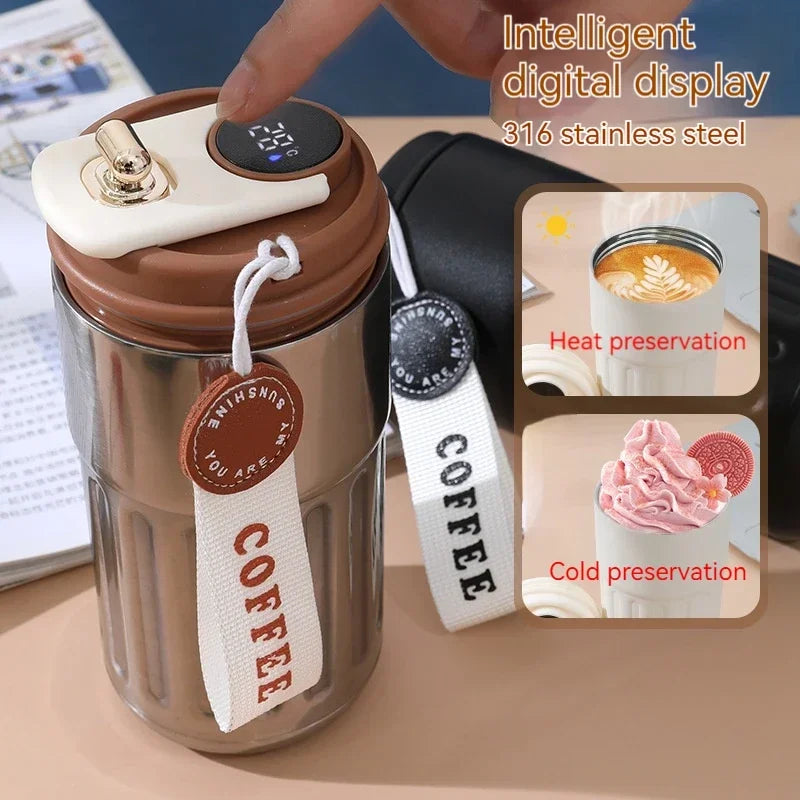450ML Coffee Cup LED Temperature Display
