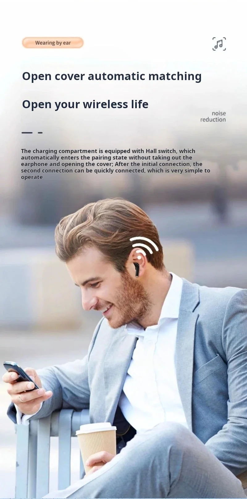 Sony True Wireless Earphone HIFI Stereo Sound