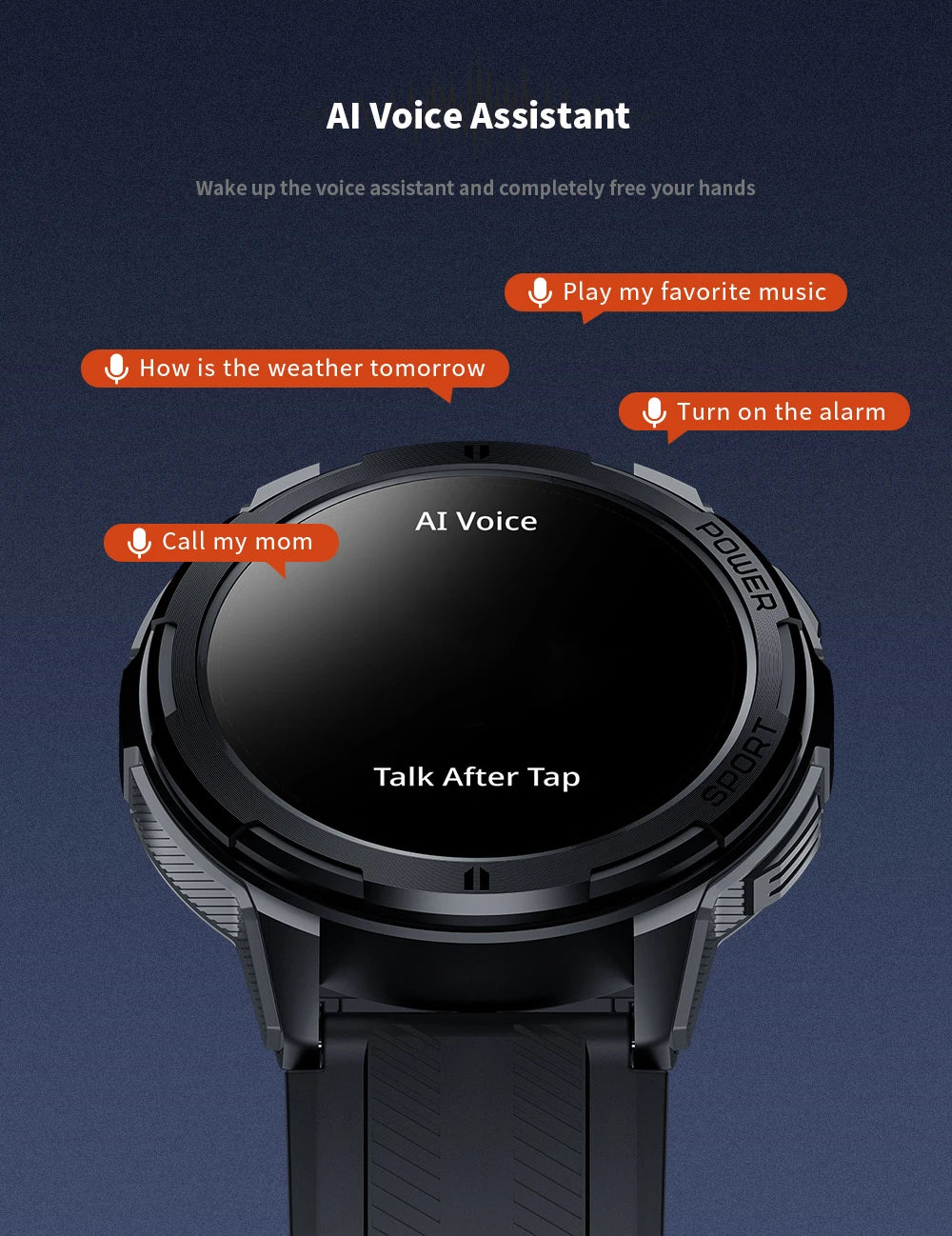 Sports Smartwatch Bluetooth Call