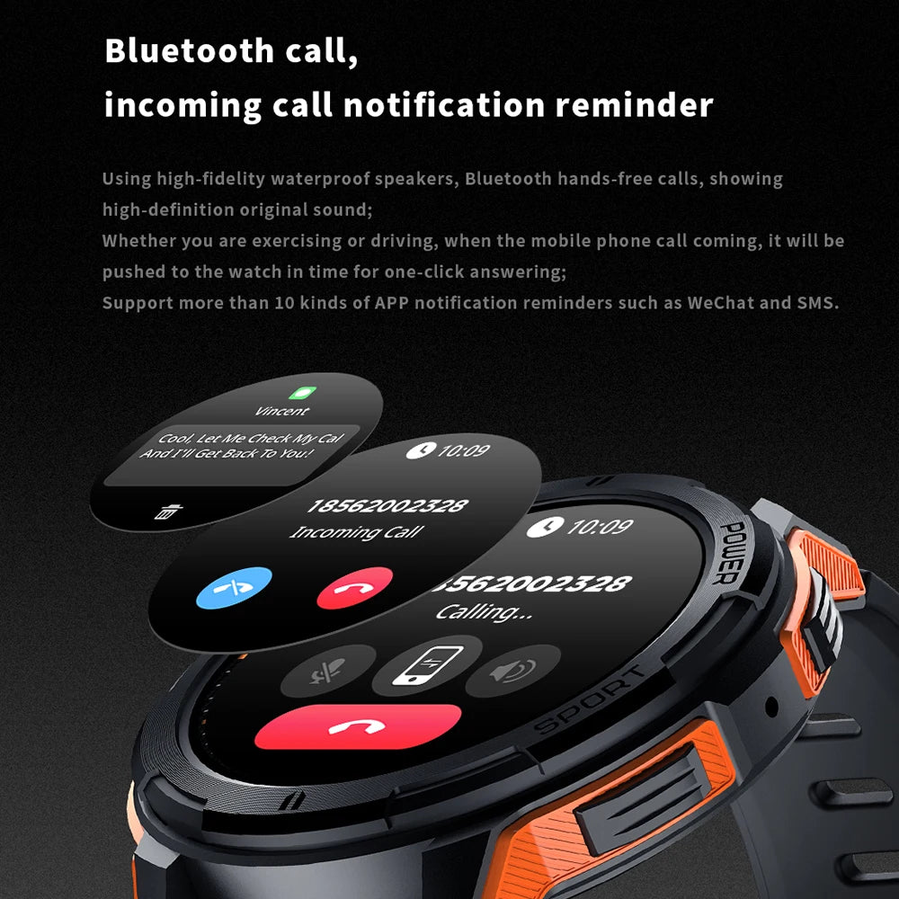 Sports Smartwatch Bluetooth Call