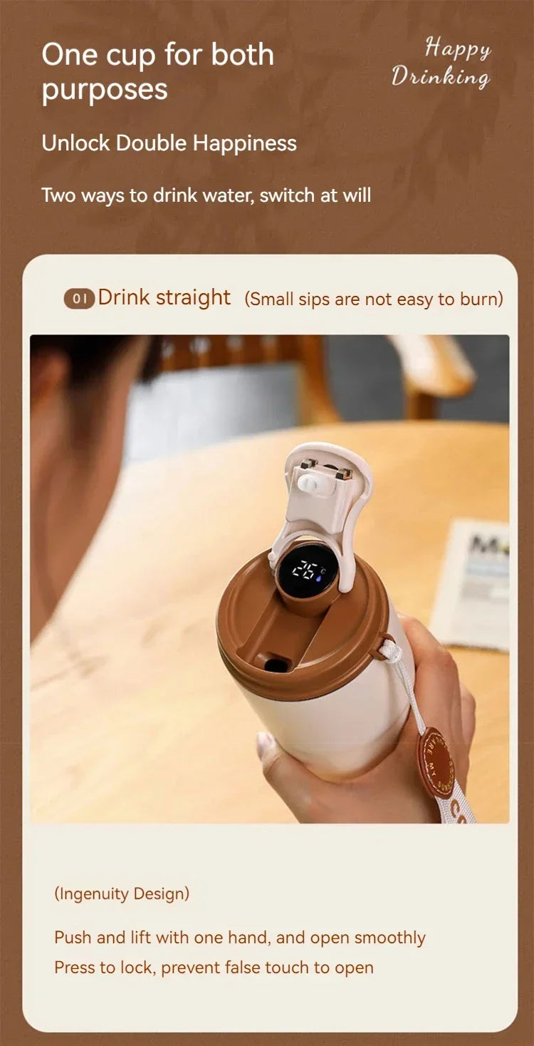 450ML Coffee Cup LED Temperature Display