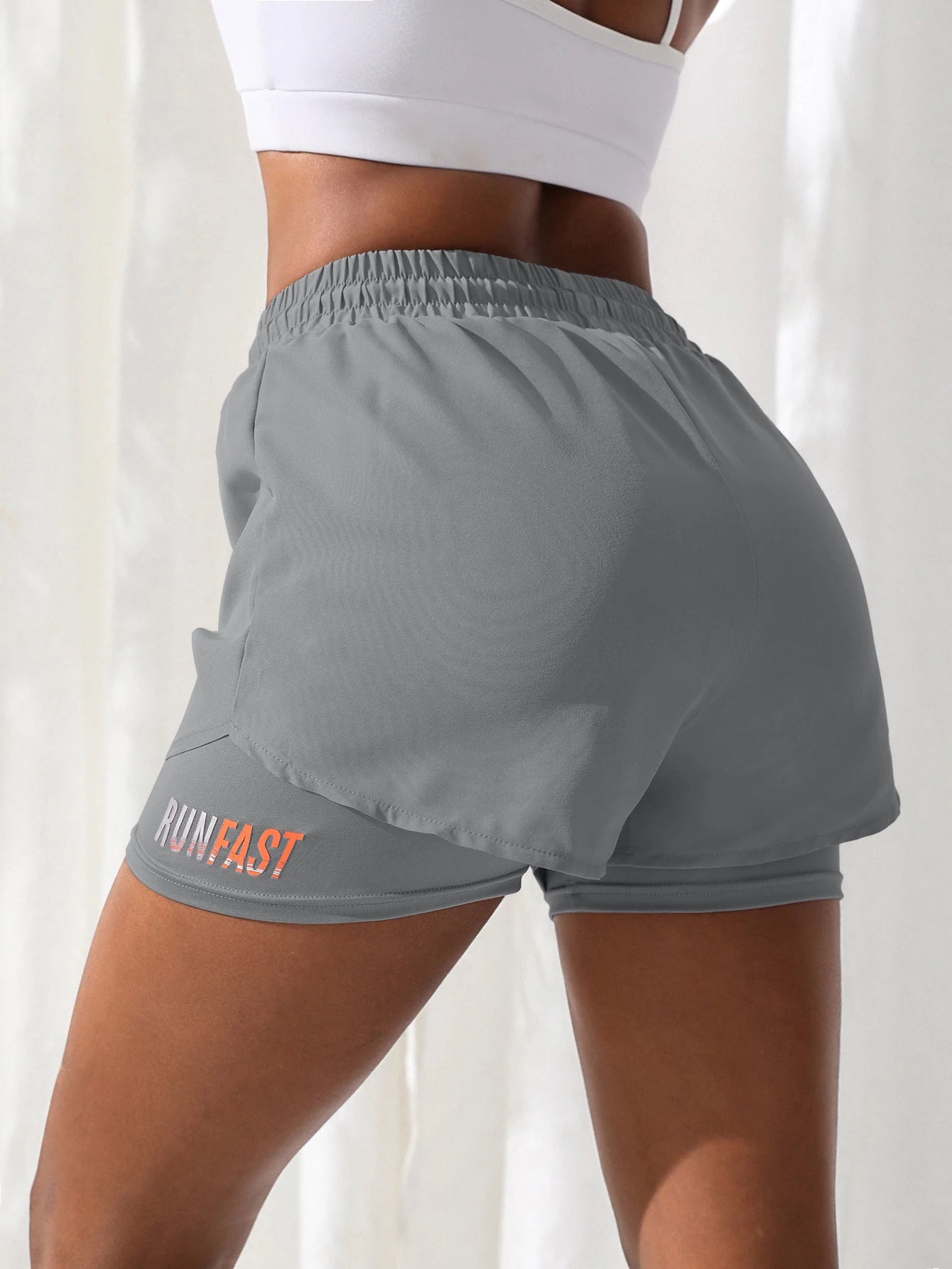 High Rise Sports Shorts