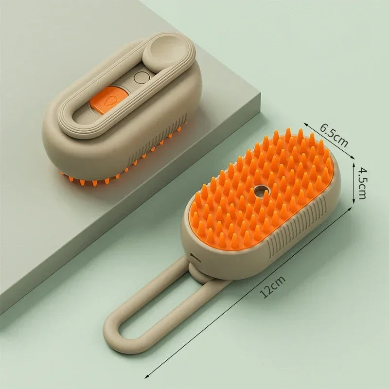 Upgraded Pet Spray Grooming Comb Steamy Floating Hair Removal