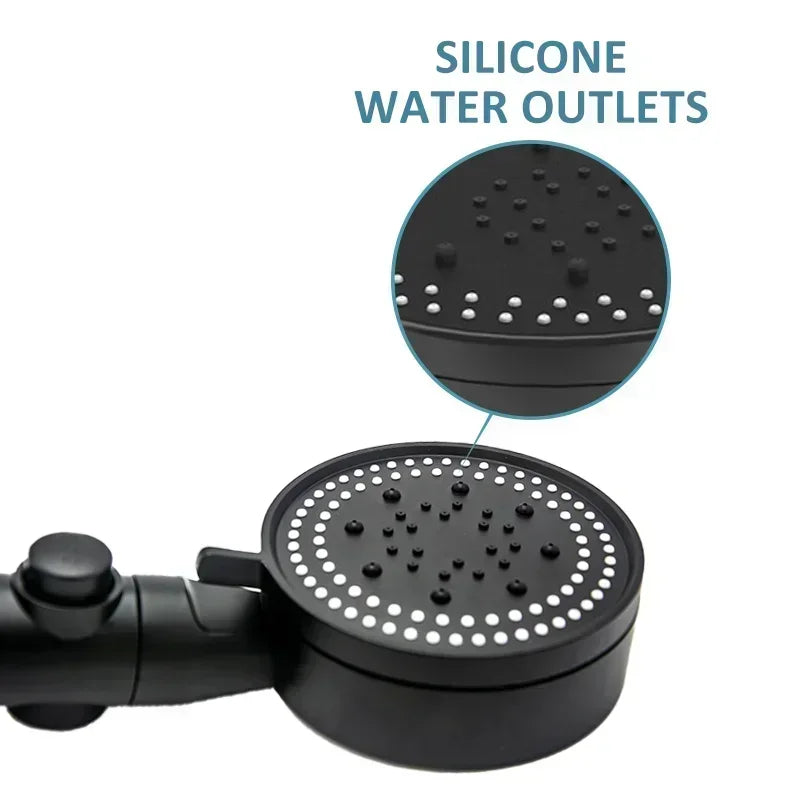 Shower Head 5 Modes Water Saving Spray