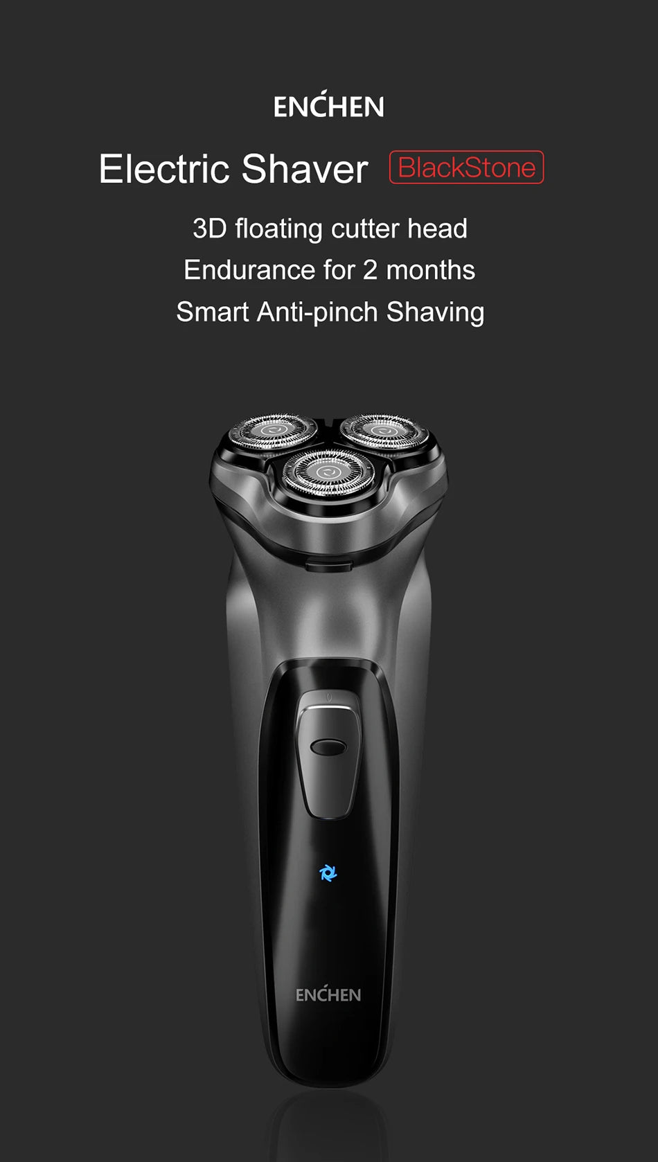 Blackstone Electrical Rotary Shaver for Men