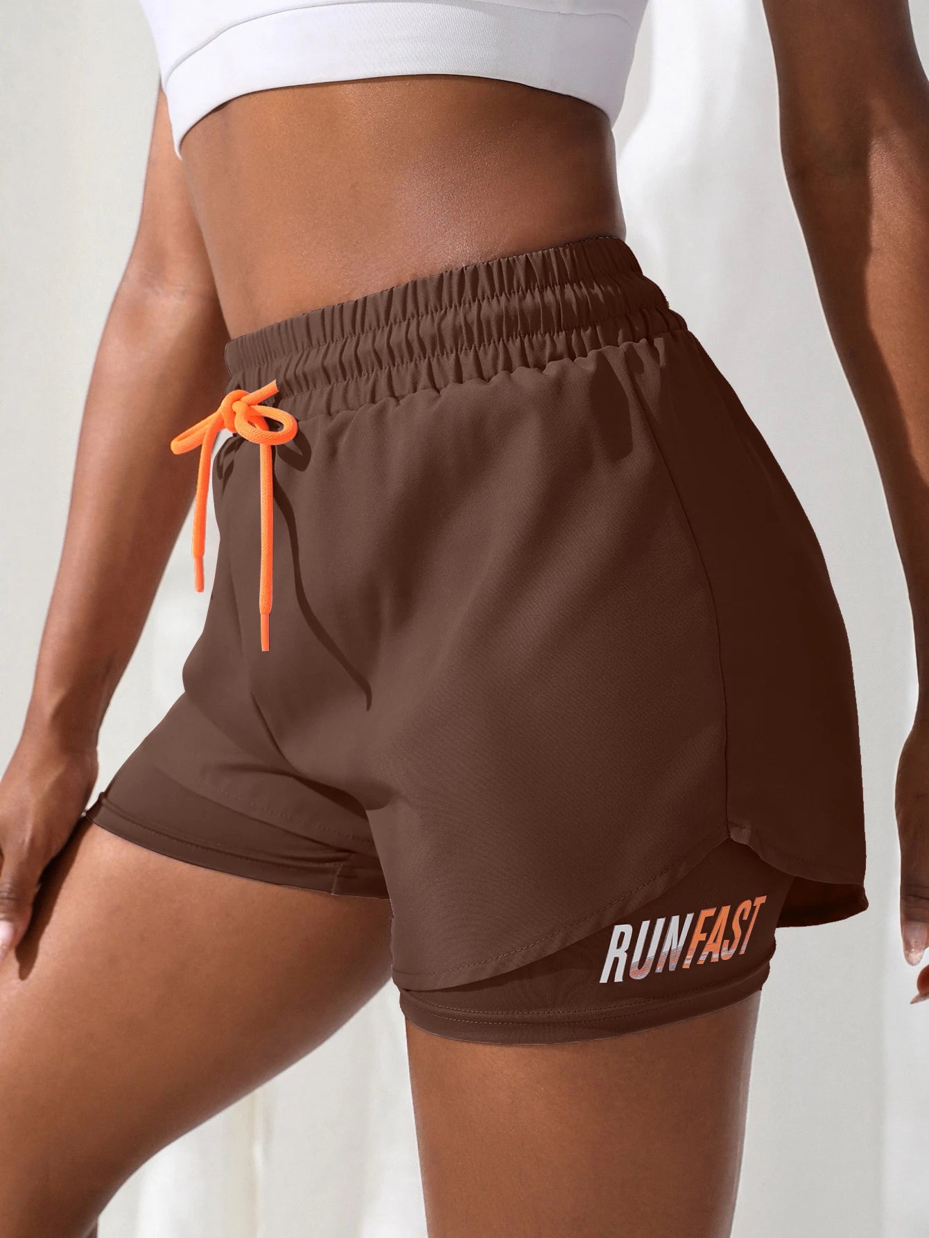 High Rise Sports Shorts