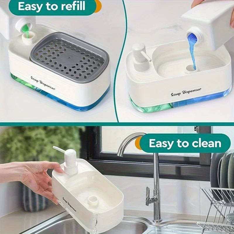 Hand and Dish Soap Dispenser Set