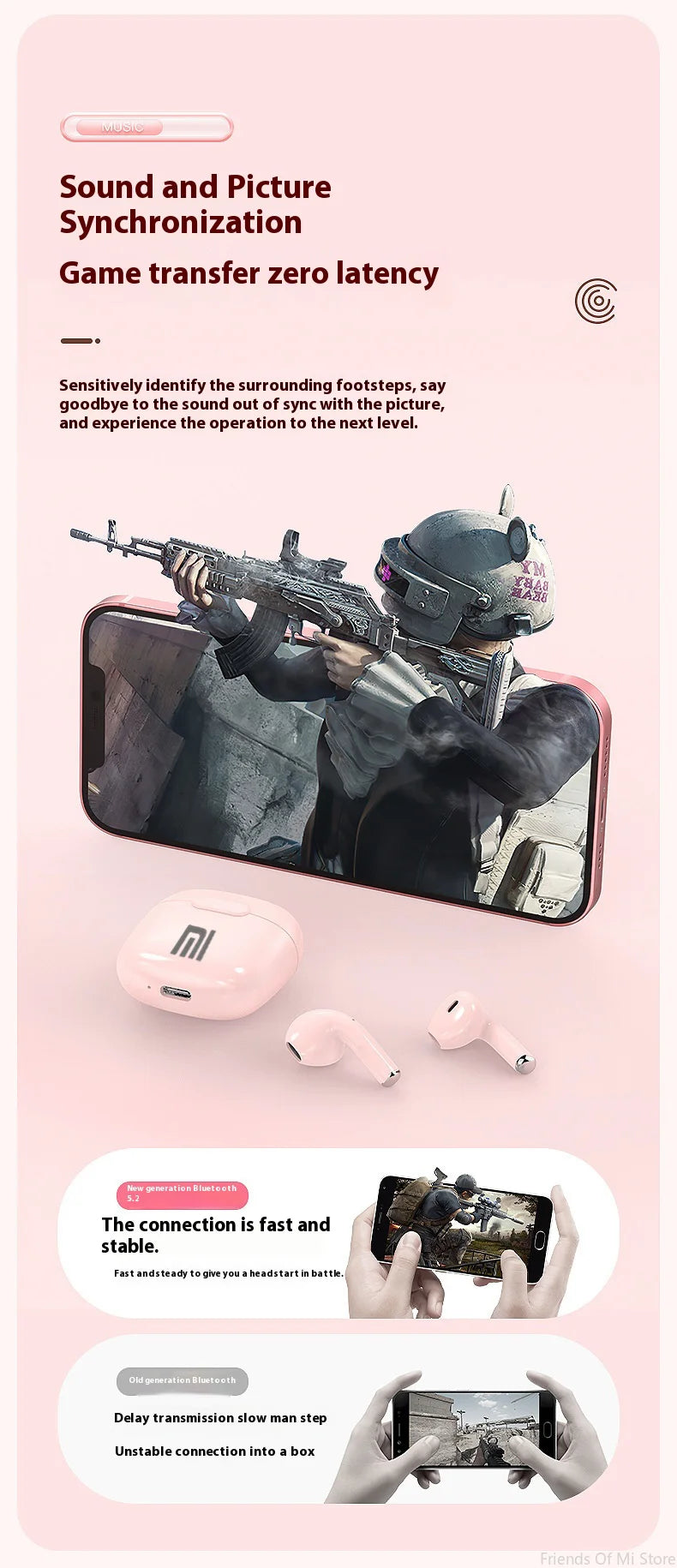 A2 Pro TWS Wireless Bluetooth Earphone