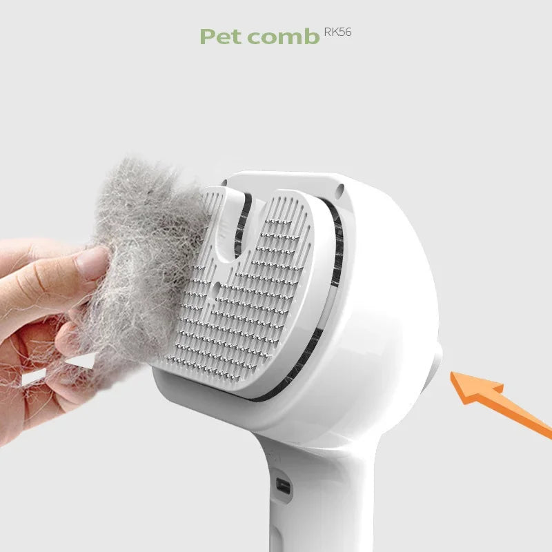 Upgraded Pet Spray Grooming Comb Steamy Floating Hair Removal