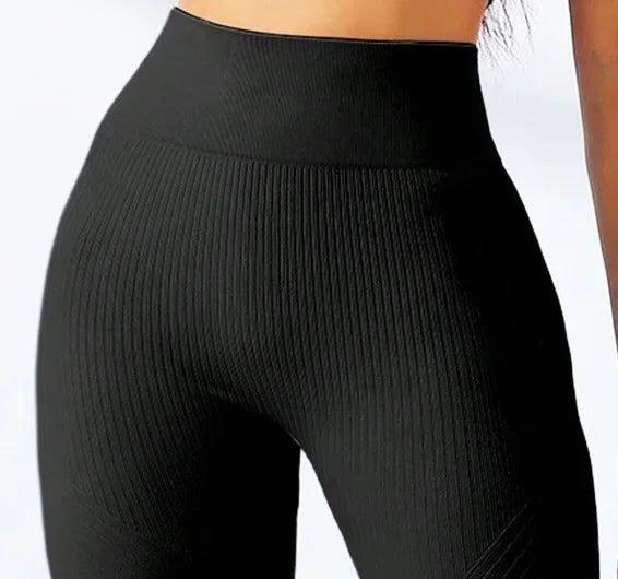 High Waist Short Sleeve Set