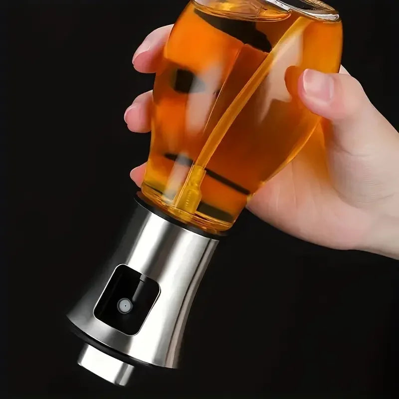 Stainless Steel Glass Oil Spray Bottle