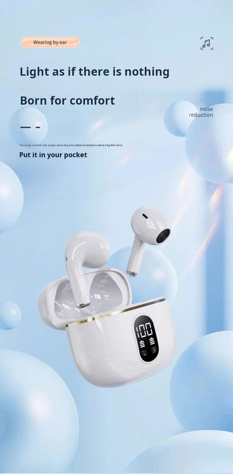 Sony True Wireless Earphone HIFI Stereo Sound