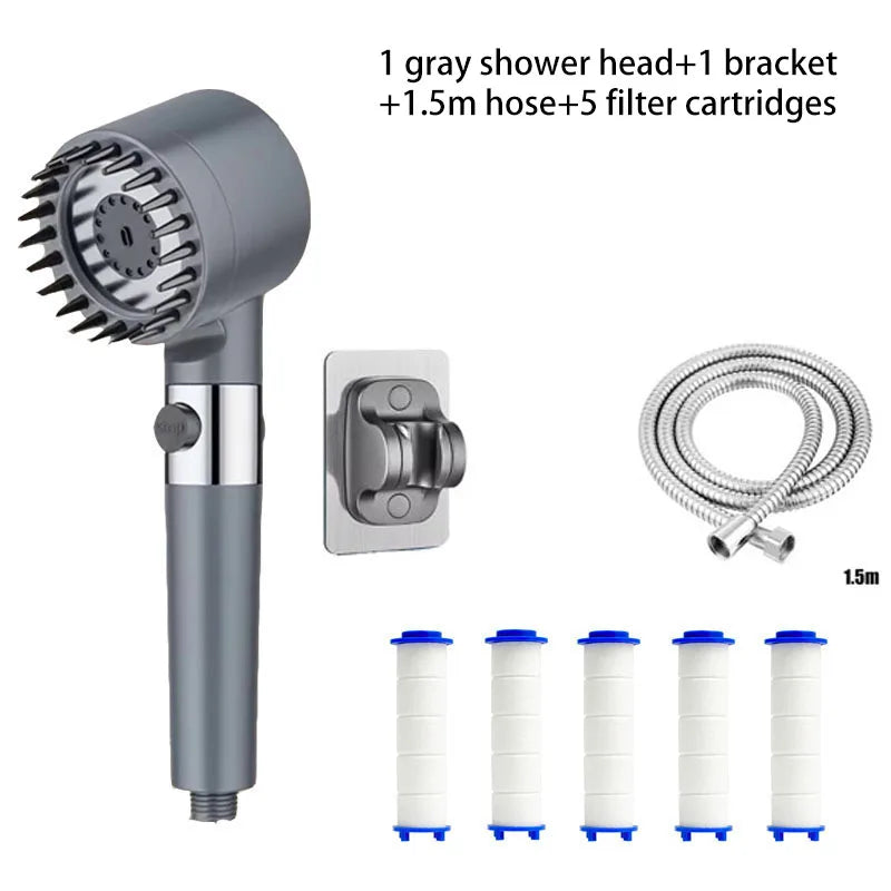 Handheld Shower Head with Three Speed Adjustment