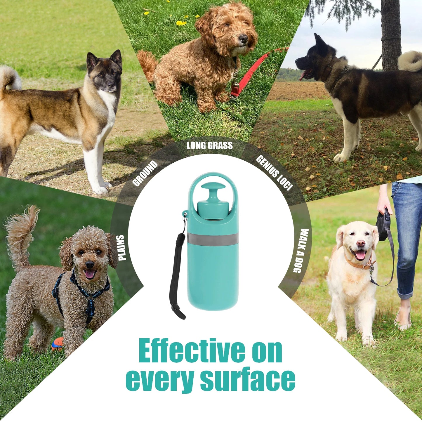 Pooper Scooper. Pet Toilet Portable Outdoor Garbage Bag,