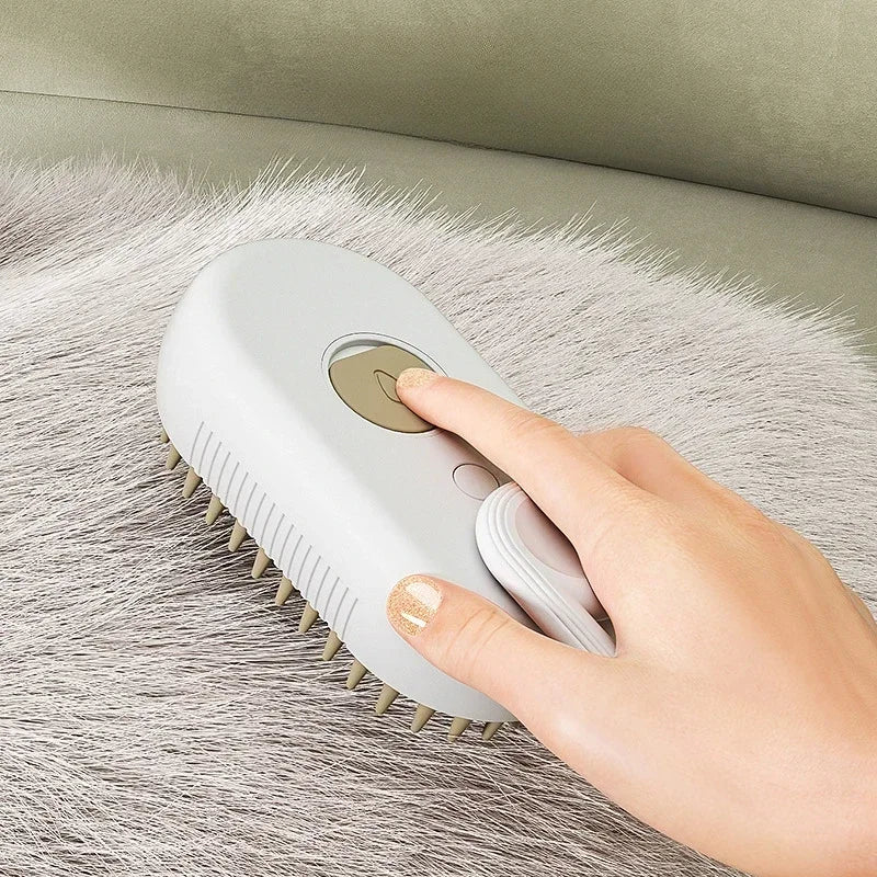 Upgraded Pet Spray Grooming Comb Steamy Floating Hair Removal