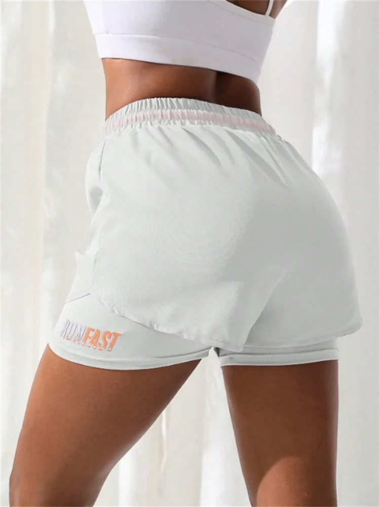 High Rise Sports Shorts