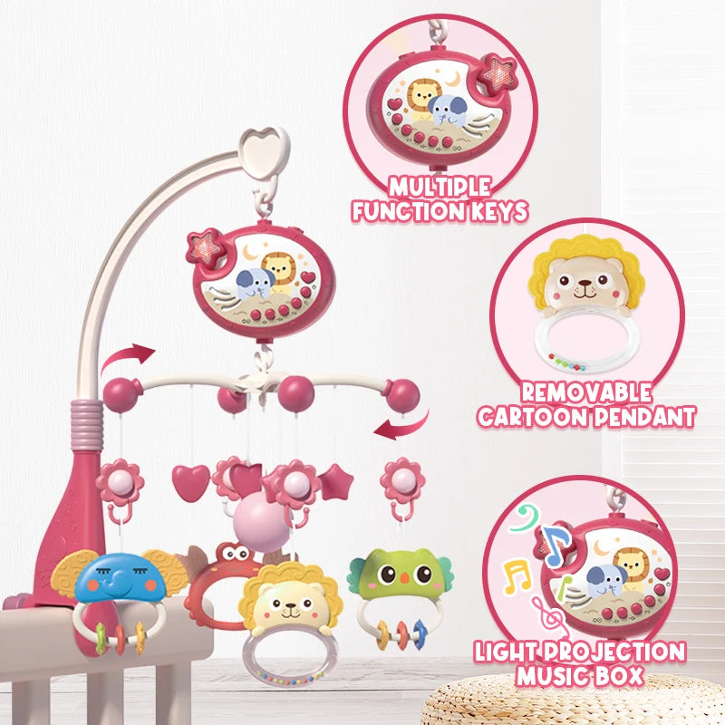 Crib Bell Baby Star Projection