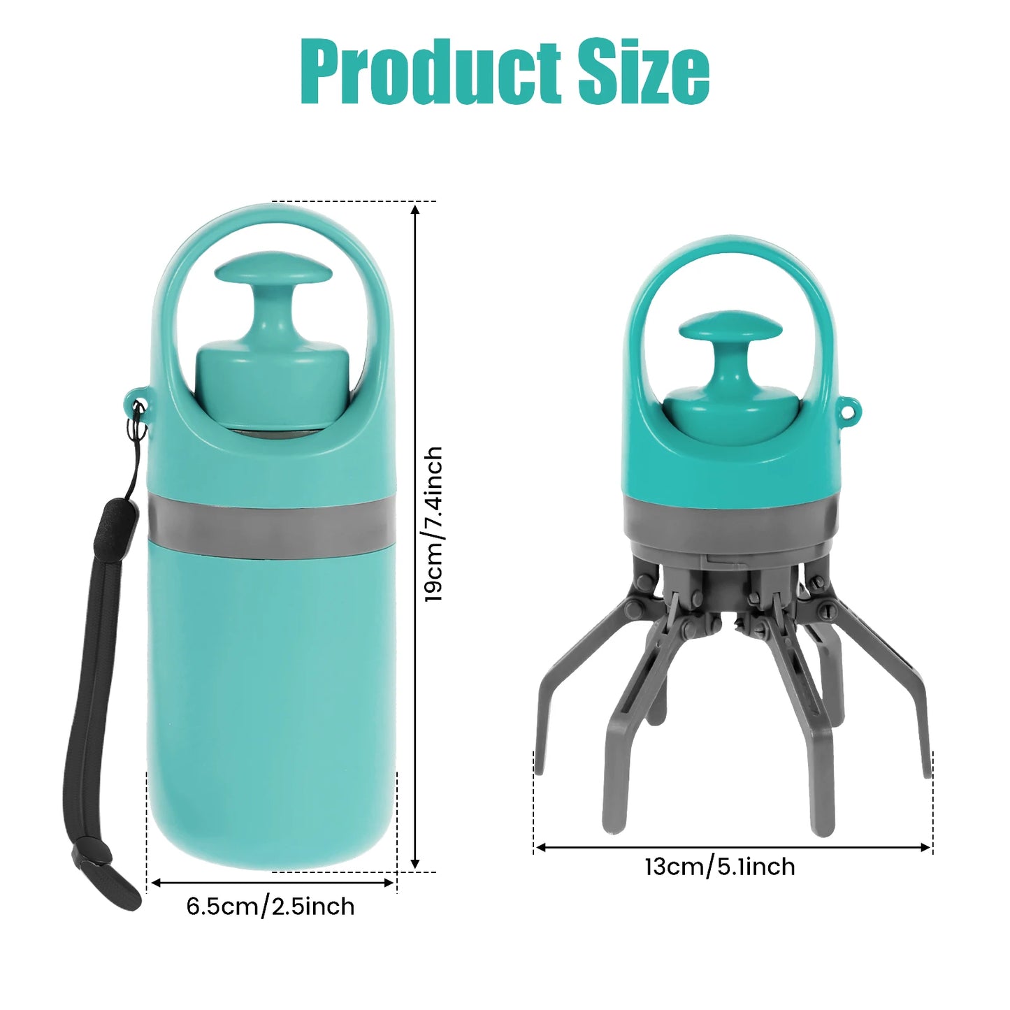 Pooper Scooper. Pet Toilet Portable Outdoor Garbage Bag,