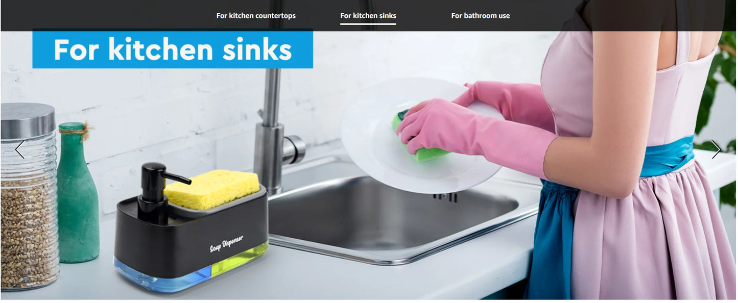 Hand and Dish Soap Dispenser Set