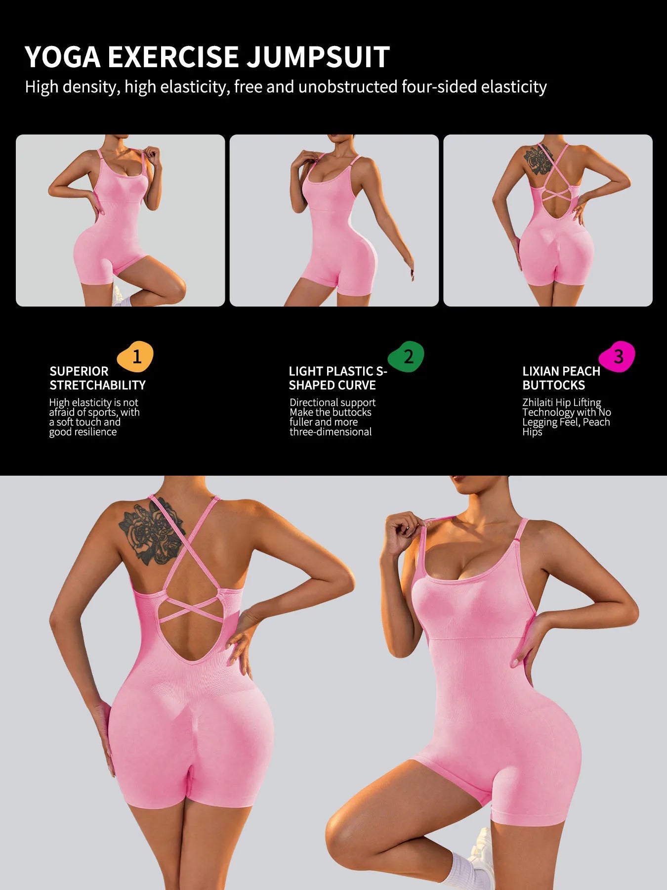 Sexy Fitness Jumpsuit