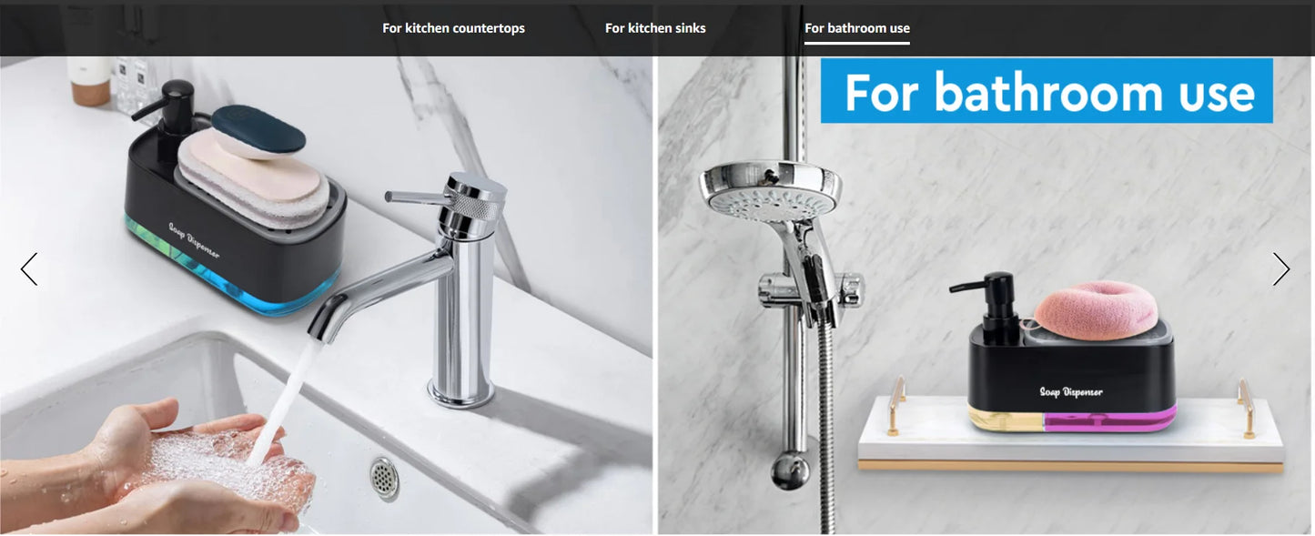 Hand and Dish Soap Dispenser Set