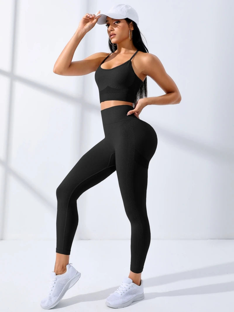 2/Pcs Seamless Workout Set