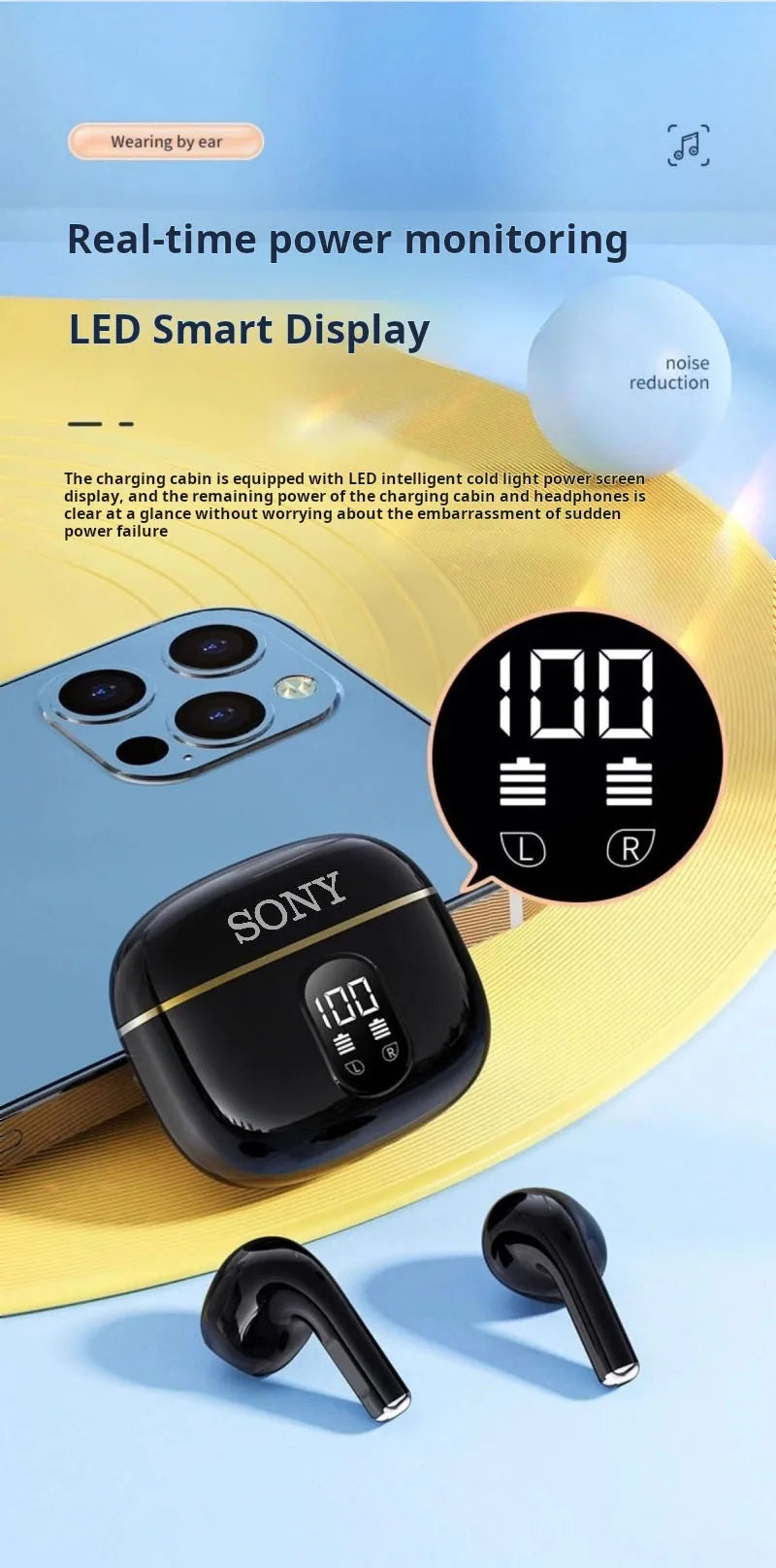Sony True Wireless Earphone HIFI Stereo Sound
