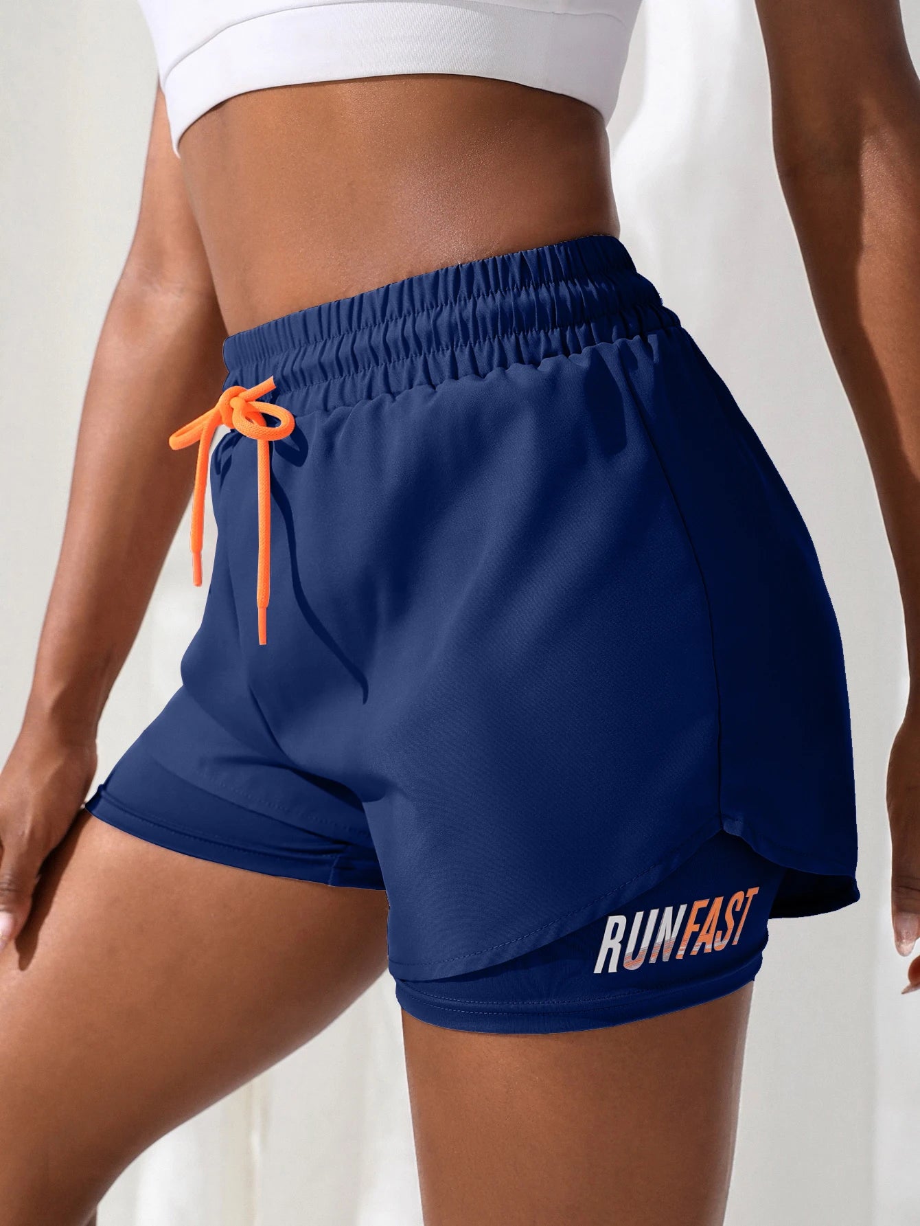 High Rise Sports Shorts