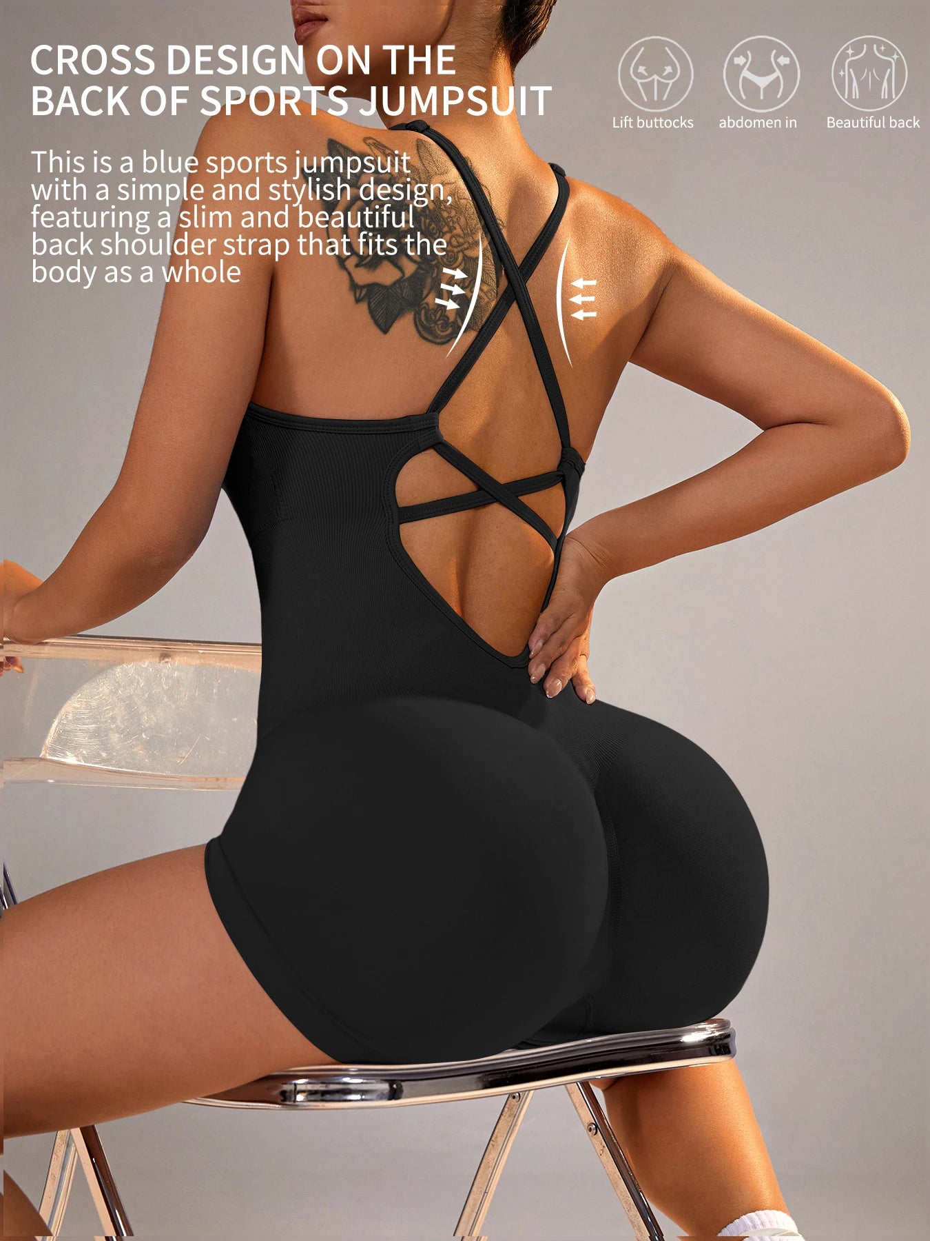 Sexy Fitness Jumpsuit