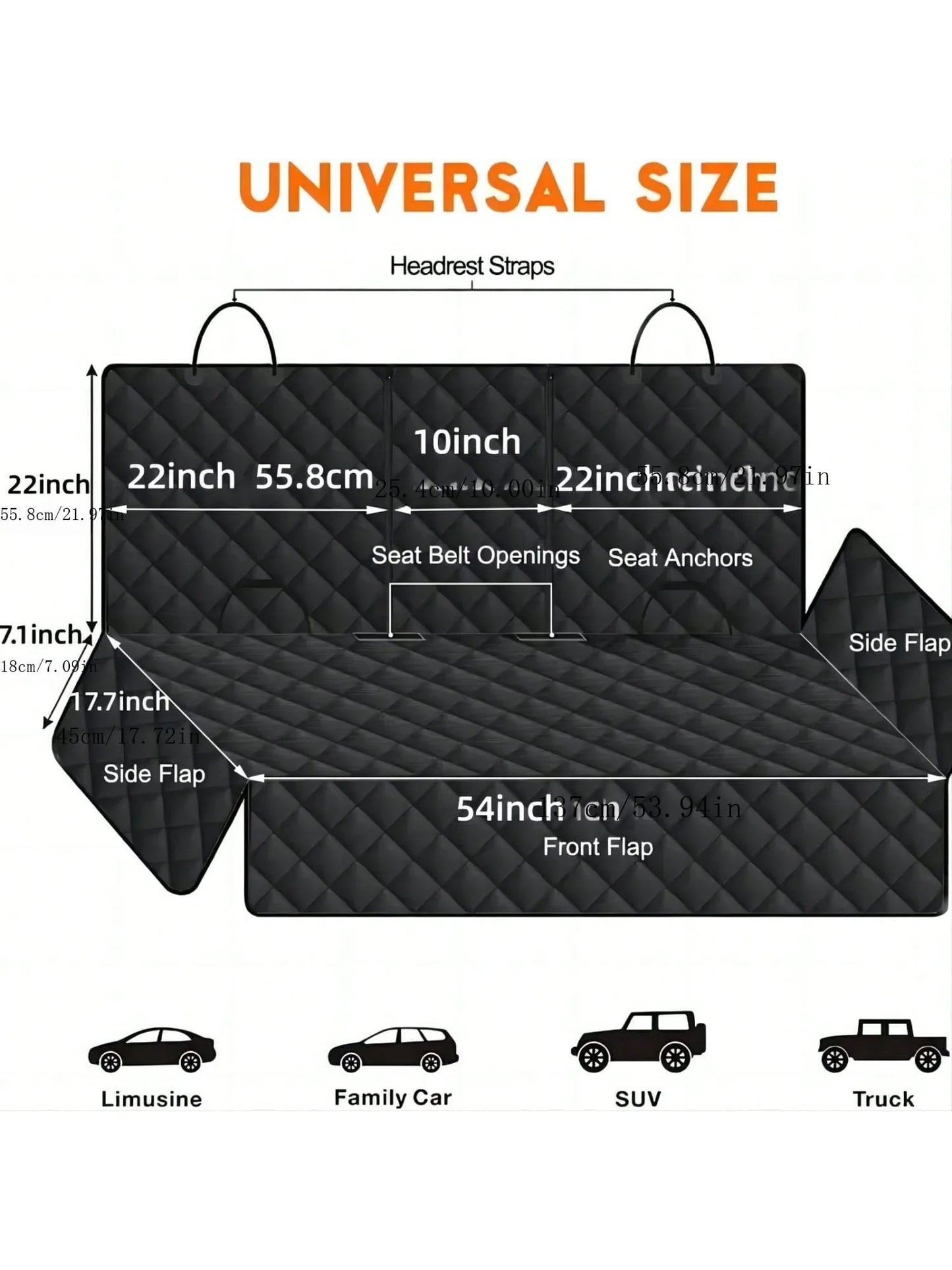 Waterproof Dog Car Seat Protector