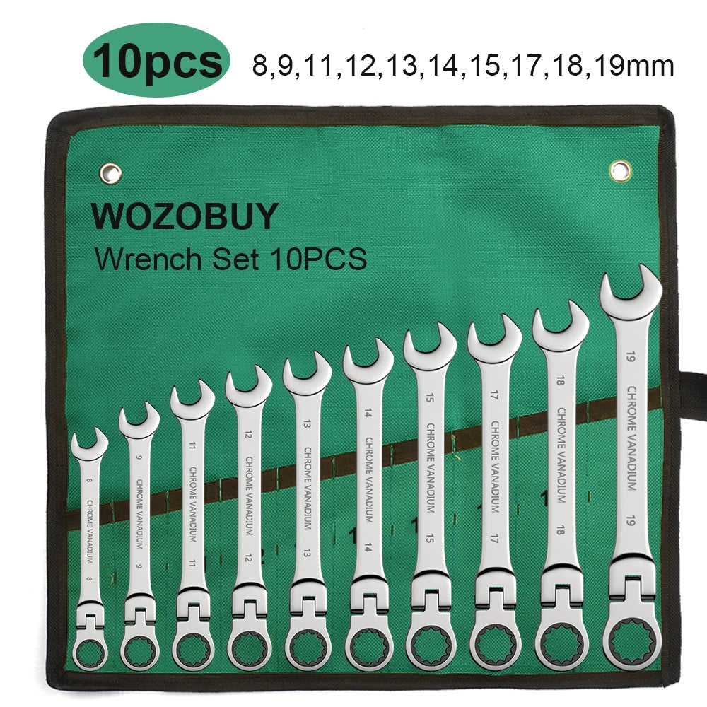 Ratchet Spanner Wrench Set