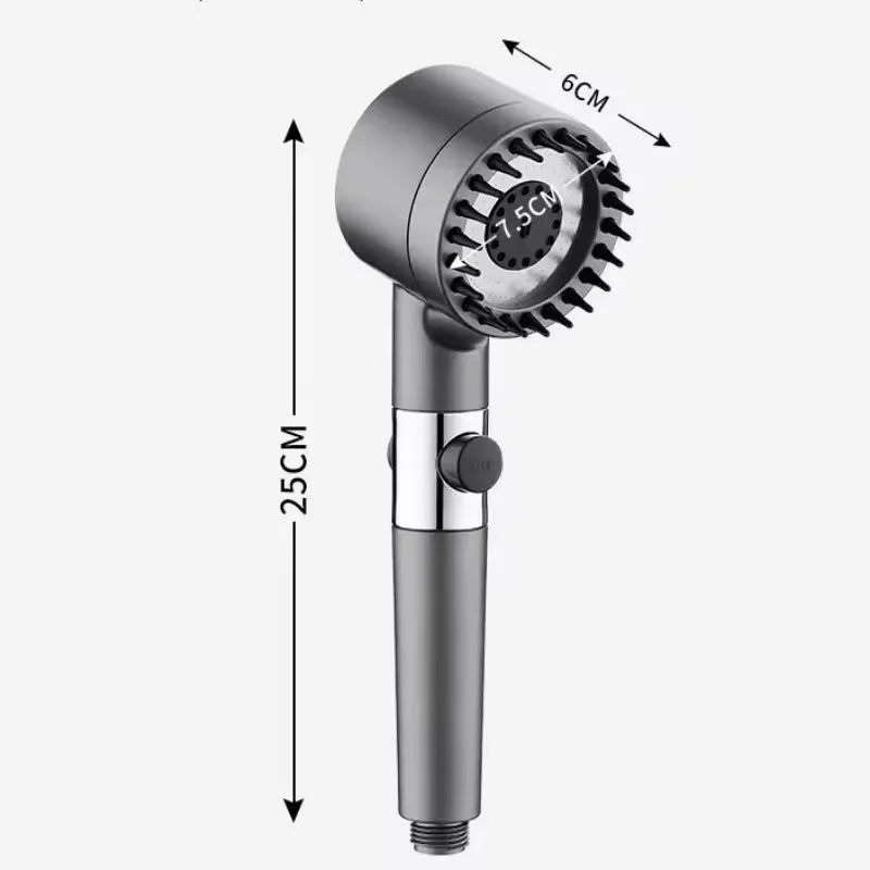 Handheld Shower Head with Three Speed Adjustment