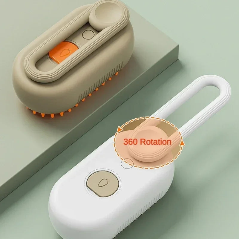 Upgraded Pet Spray Grooming Comb Steamy Floating Hair Removal